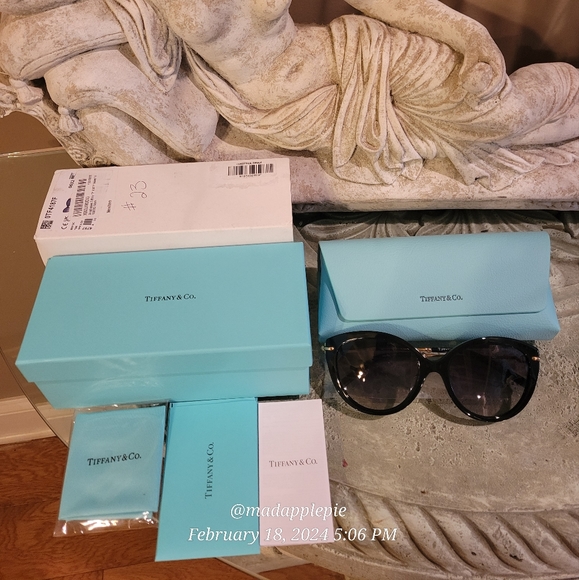 Tiffany & Co.  TF4187 Sunglasses Hardware Luxury Designer Celebrity Sumner #24 - Picture 6 of 15